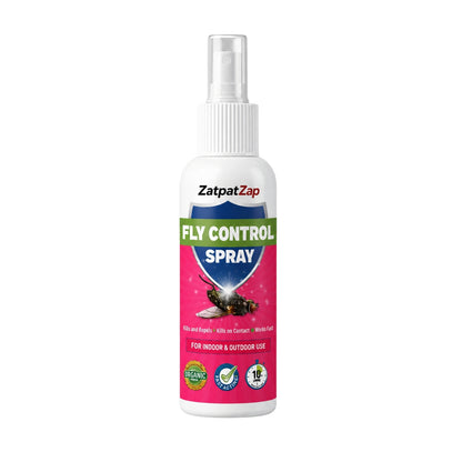 ZatpatZap Fly Control Spray 100ml | Fast-Acting House Fly Killer & Repellent for Home, Kitchen & Outdoor Use