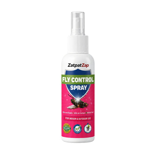 ZatpatZap Fly Control Spray 100ml | Fast-Acting House Fly Killer & Repellent for Home, Kitchen & Outdoor Use