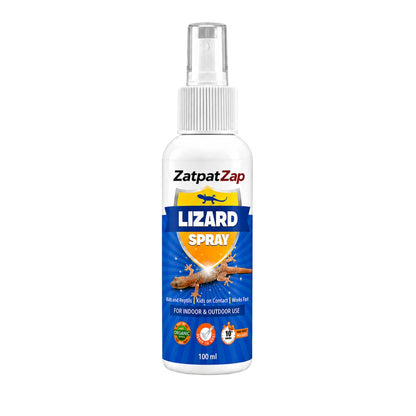 ZatpatZap Lizard Spray 100ml | Fast Acting Lizard Repellent for Home, Kitchen, Bathroom & Outdoor Use
